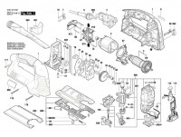 Bosch 3 601 E18 061 GST 160 BCE Orbital Jigsaw 110 V / GB Spare Parts GST160BCE